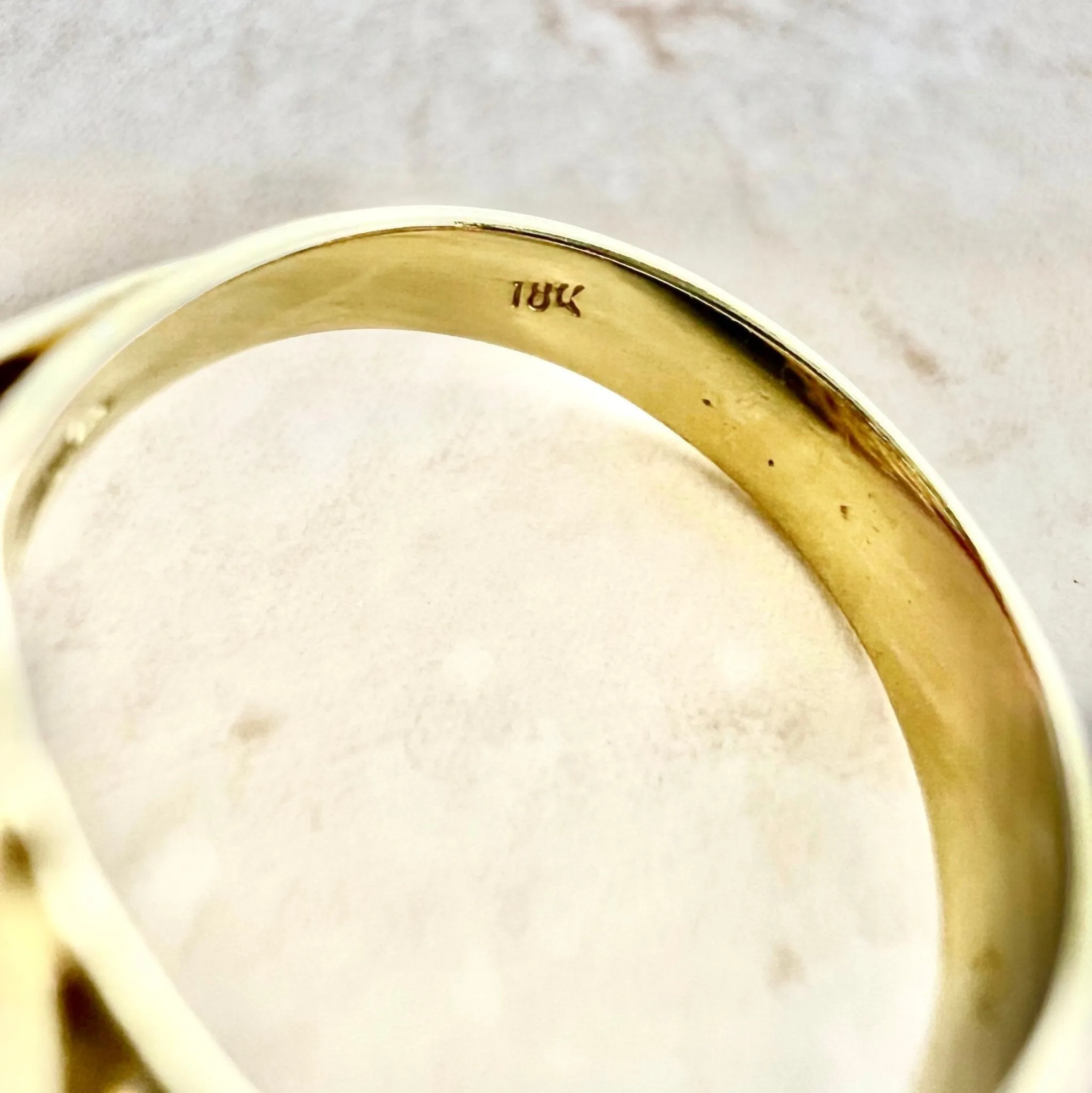 Vintage Italian 18 Karat Two-Tone Gold Ruby & Diamond Cocktail Ring