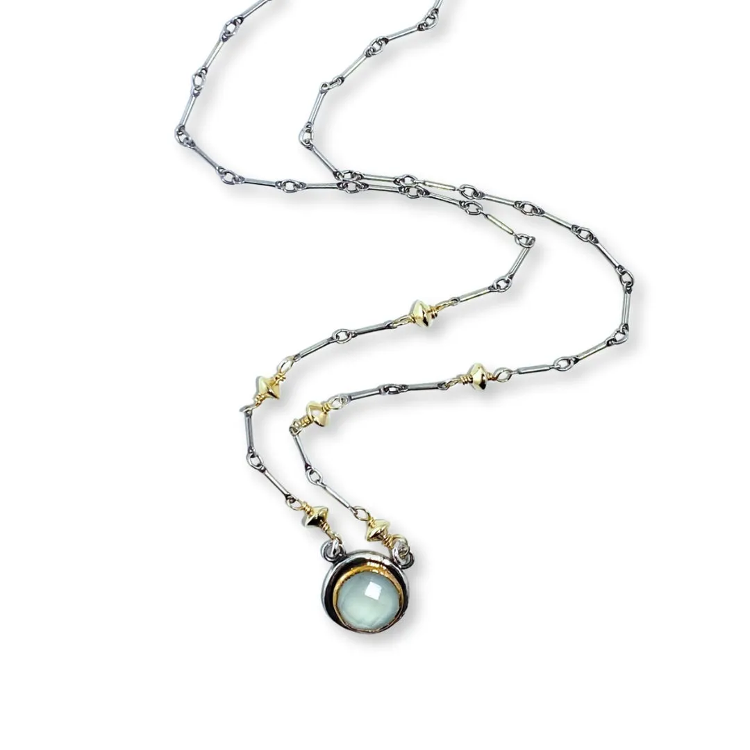 Vision Necklace with Sterling Silver and Gold Fill Chain