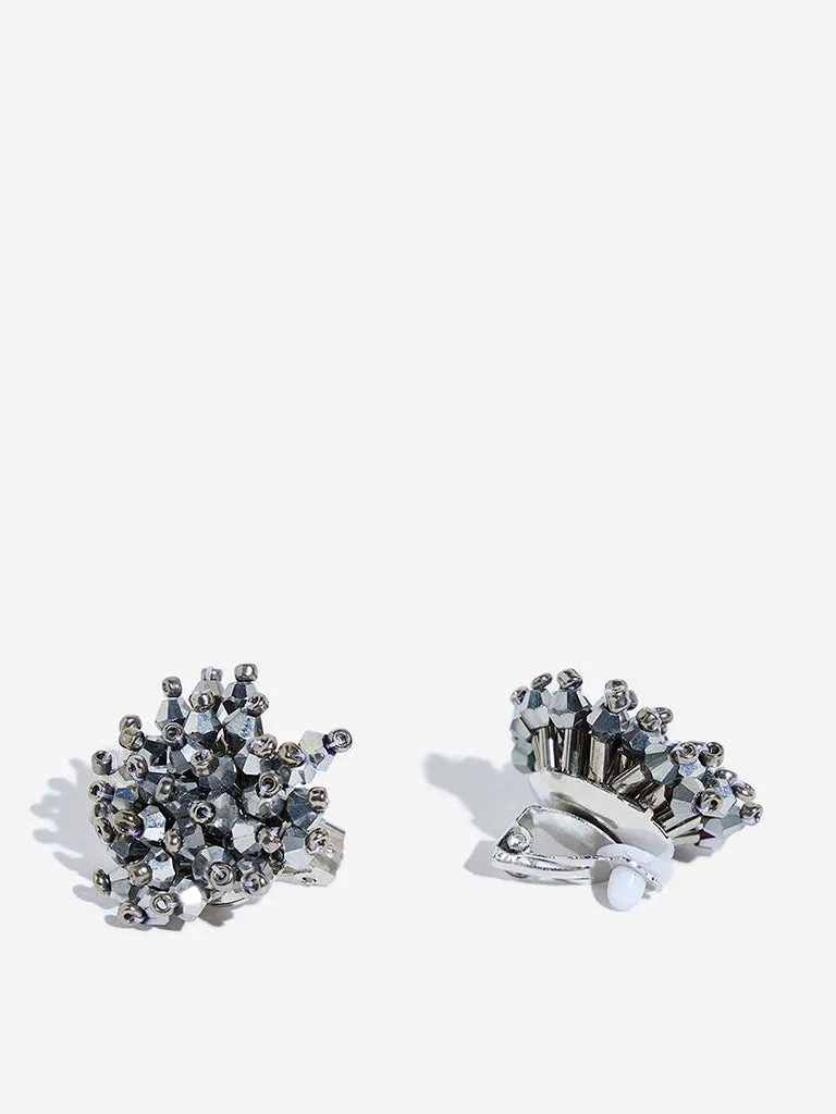 Westside Accessories Grey Pokey Stud Earrings