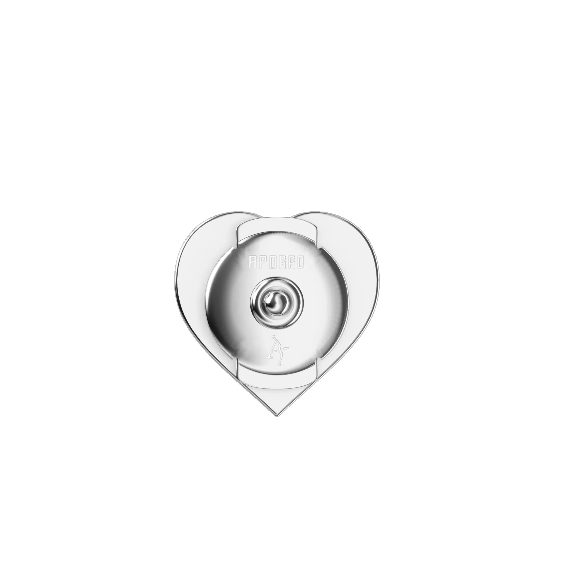 Women's Heart Baguette Mix Halo Stud Earrings - Pair