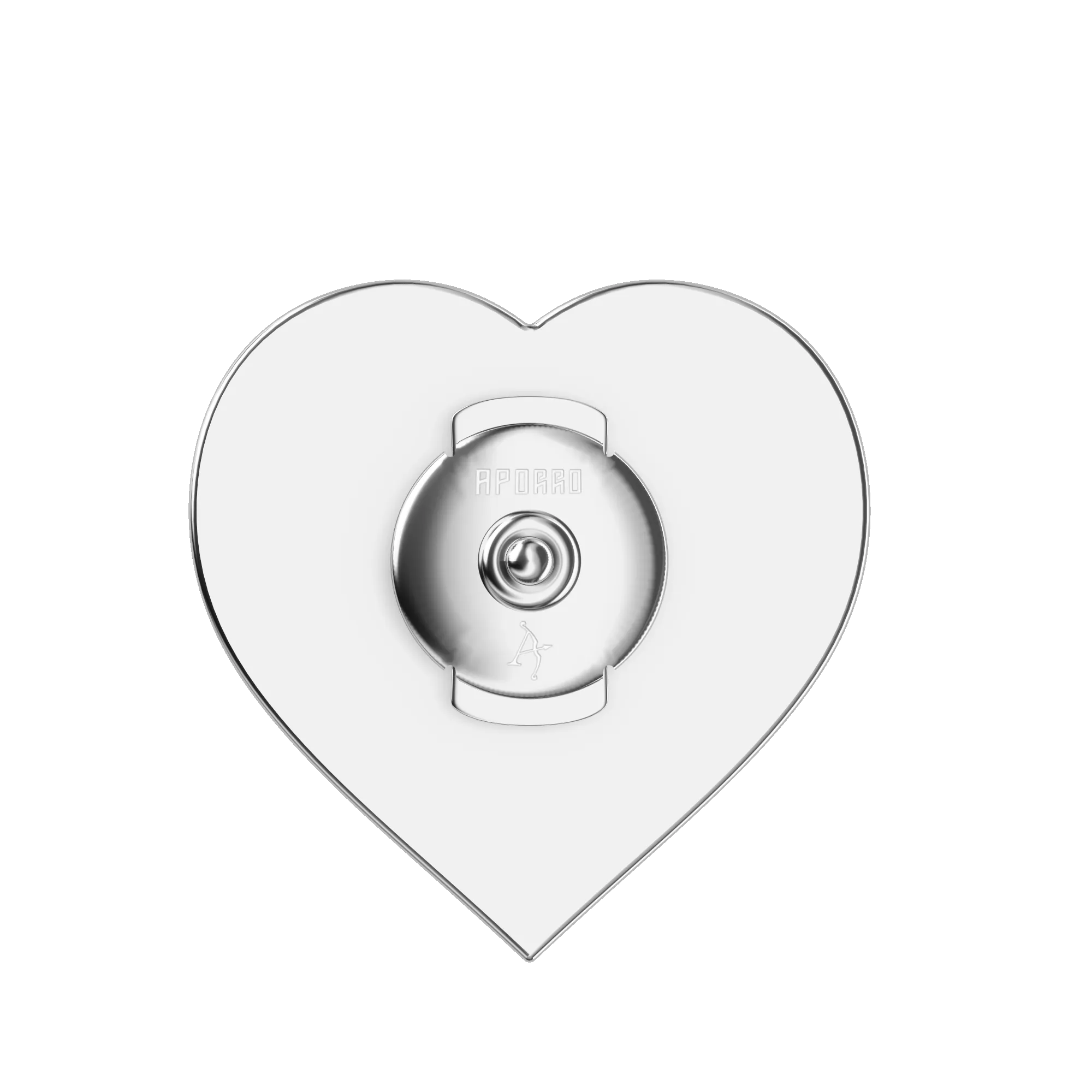 Women's Heart Baguette Mix Halo Stud Earrings - Pair