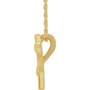 Youth Cross with Heart 15" Necklace or Pendant R45399