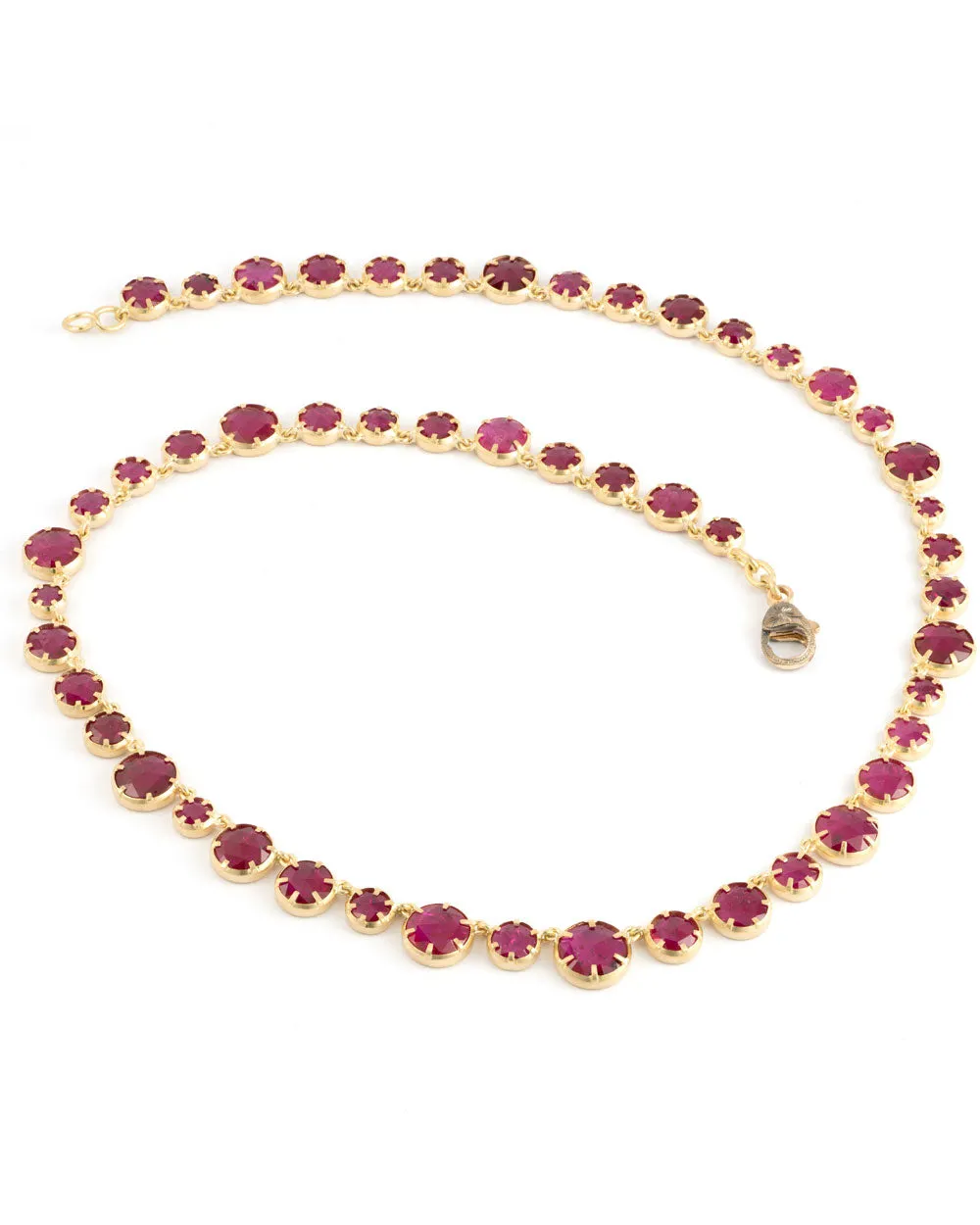 Zambian Ruby Riviera Necklace