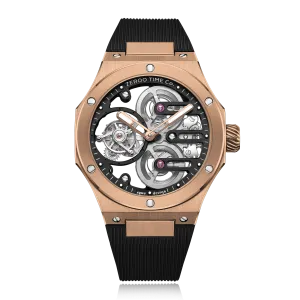 ZEROO T8 THE ORION FULL SKELETON TOURBILLONMANUAL TOURBILLON WATCH FOR GENTS - ZT008RBB