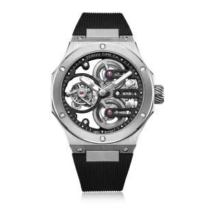 ZEROO T8 THE ORION FULL SKELETON TOURBILLONMANUAL TOURBILLON WATCH FOR GENTS - ZT008SBB